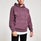 River Island Mens Maison Riviera Brushed Hoodie