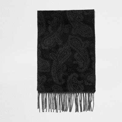 River Island Mens Paisley Print Scarf