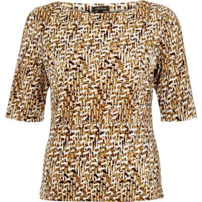 River Island Womens Camo Top