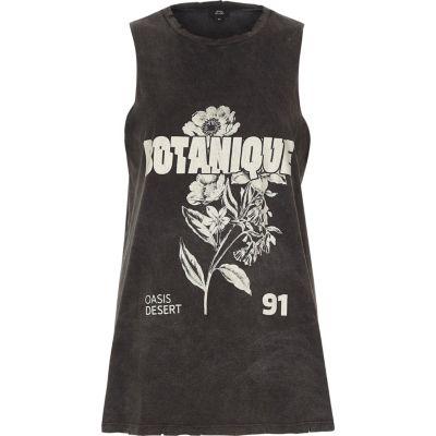 River Island Womens 'botanique' Band Print Tank Top