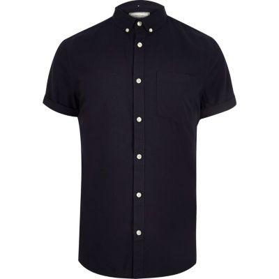 River Island Mens Casual Slim Fit Oxford Shirt