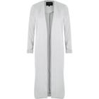 River Island Womens Satin Lace Trim Duster Jacket