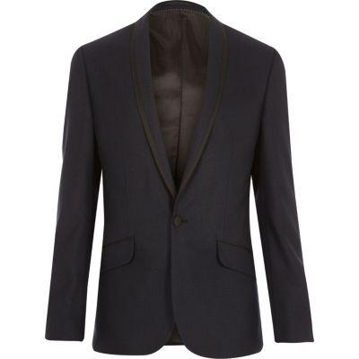 River Island Mens Slim Tuxedo Jacket