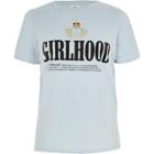River Island Womens 'girlhood' Crest Embroidered Top