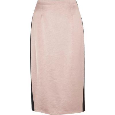 River Island Womens Side Stripe Pencil Skirt