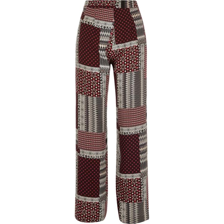 River Island Womens Patchwork Flare Pants