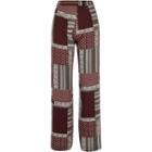 River Island Womens Patchwork Flare Pants