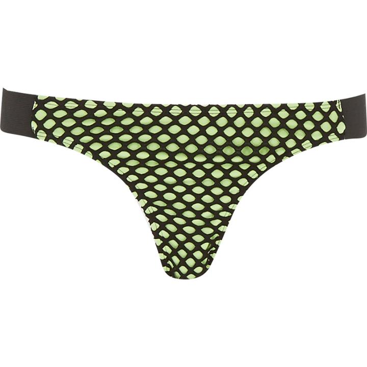 River Island Womens Fishnet Layer Bikini Bottoms