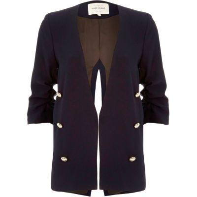 River Island Womens Split Back Military Blazer