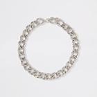 River Island Womens Silver Colour Chunky Curb Chain Necklace