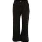 River Island Womens Cropped Raw Hem Flare Jeans