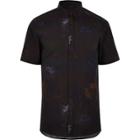 River Island Mens Waterlily Print Slim Fit Shirt