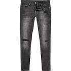 River Island Mens Big And Tall Wash Ripped Jeans