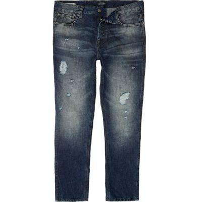 River Island Mens Wash Jack & Jones Slim Fit Jeans