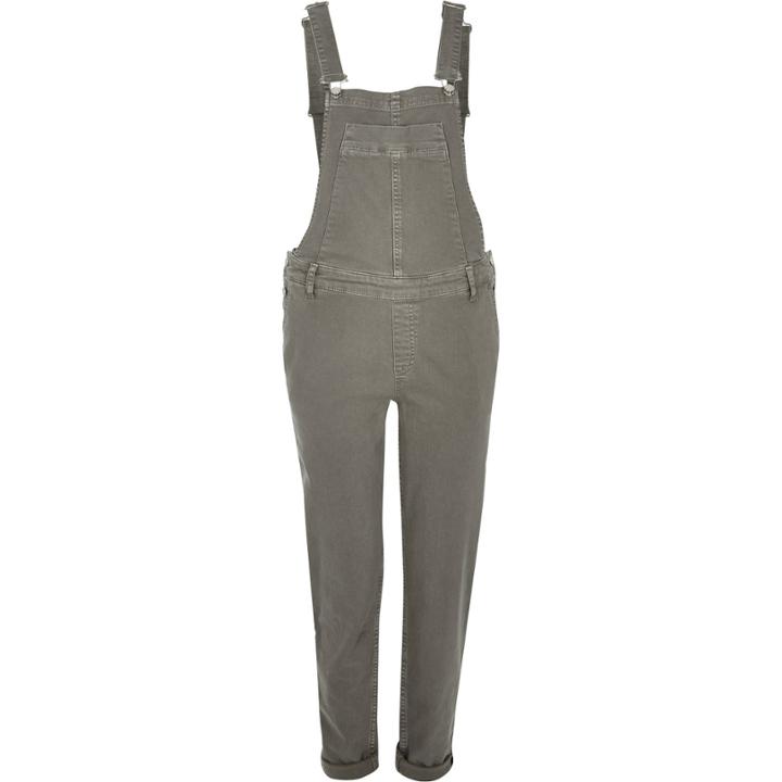 River Island Womens Denim Slim Leg Dungarees