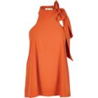 River Island Womens Rust Halter Top