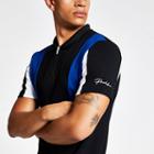 River Island Mens Zip 'prolific' Slim Fit Polo Shirt