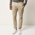 River Island Mens Slim Pleated Pants