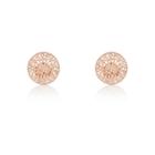 River Island Womens Gold Tone Filigree Stud Earrings