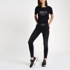 River Island Womens 'milano' Crew Neck Piped T-shirt
