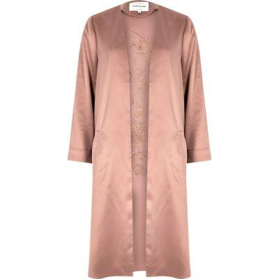 River Island Womens Embroidered Duster Jacket