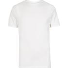 River Island Mensbig & Tall White Muscle Fit T-shirt