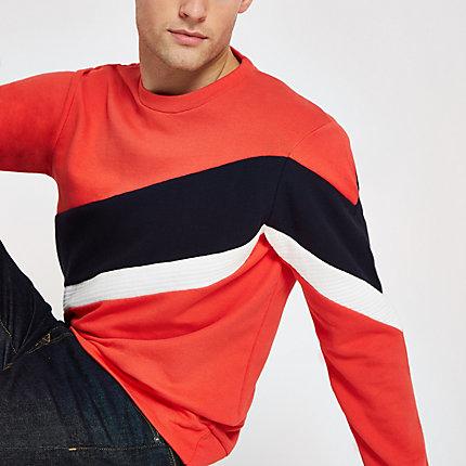 Mens Jack And Jones Block Sweatshirt