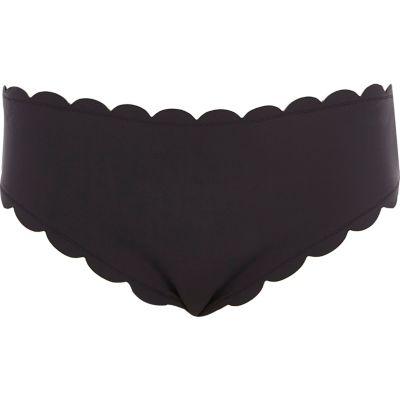 River Island Womens Plus Scallop Detail Bikini Briefs