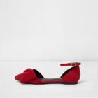River Island Womens Knot Two Part Pointed Shoes