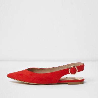 River Island Womens Pointed Slingback Shoes