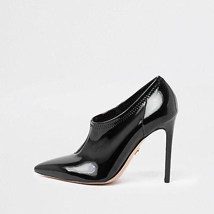 River Island Womens High Vamp Patent Pumps