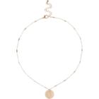 River Island Womens Gold Tone T Initial Necklace