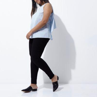 River Island Womens Plus Tie Back Sleeveless Tank