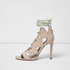 River Island Womens Tie Detail Shoe Boot