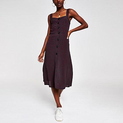 River Island Womens Print Midi Dress