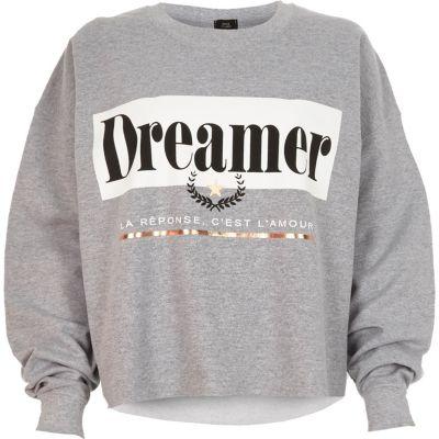 River Island Womens 'dreamer' Print Sweatshirt