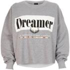 River Island Womens 'dreamer' Print Sweatshirt