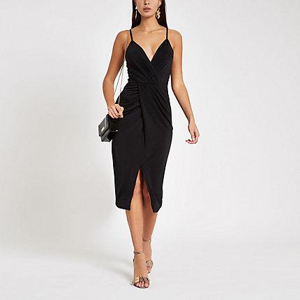 River Island Womens Twist Front Midi Dress