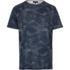 River Island Mensnavy Swirl Print T-shirt