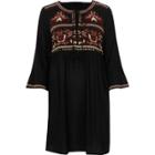 River Island Womens Embroidered Swing Dress