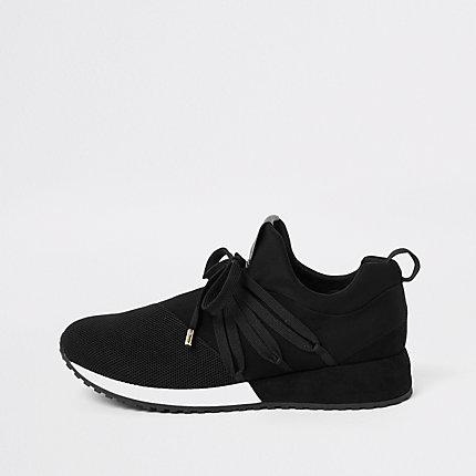 River Island Womens Ri Lace Up Runner Trainers
