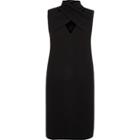 River Island Womens Cross Neck Sleeveless Swing Dress