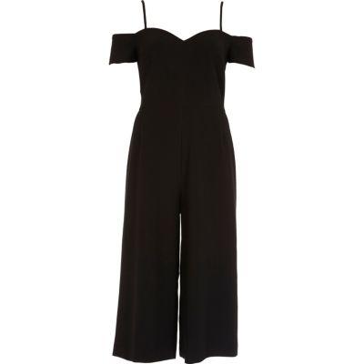 River Island Womens Bardot Culotte Jumpsuit