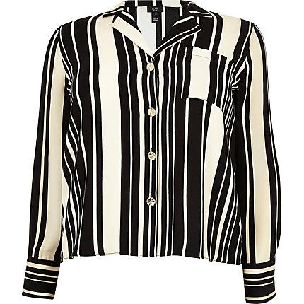 River Island Womens Plus Stripe Long Sleeve Shirt