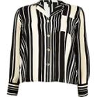 River Island Womens Plus Stripe Long Sleeve Shirt