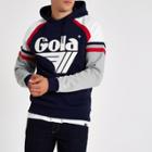 River Island Mens Gola Logo Panel Print Hoodie