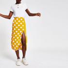 River Island Womens Spot Midi Skirt