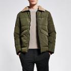 River Island Mens Only And Sons Borg Collar Jacket