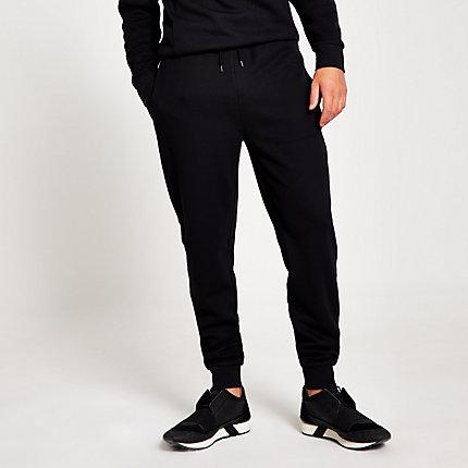River Island Mens Rib Maison Riviera Tape Slim Joggers