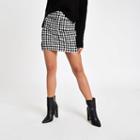 River Island Womens Gingham Belted Mini Skirt